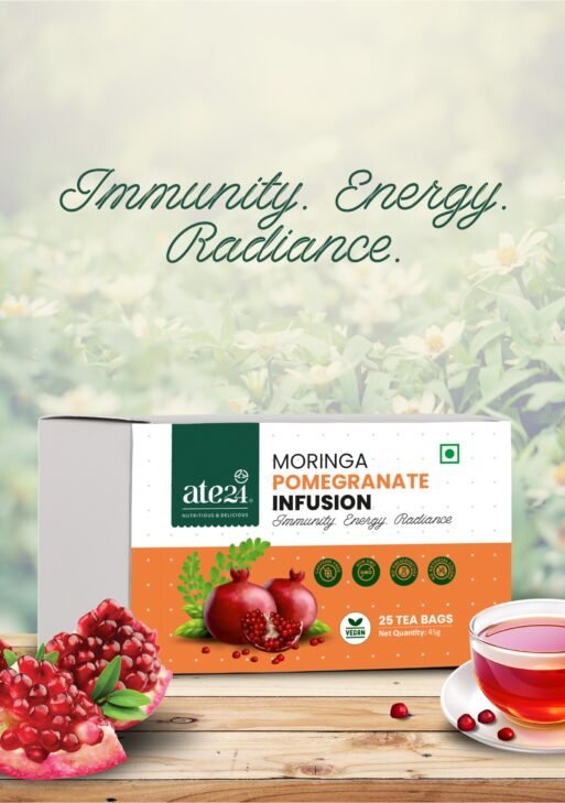 Pomegranate Moringa Herbal Infusion (25 Dips) Pack 1