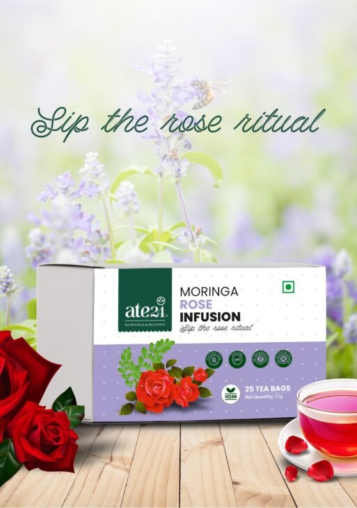 Rose Moringa Herbal Infusion (25 Dips) Pack 1